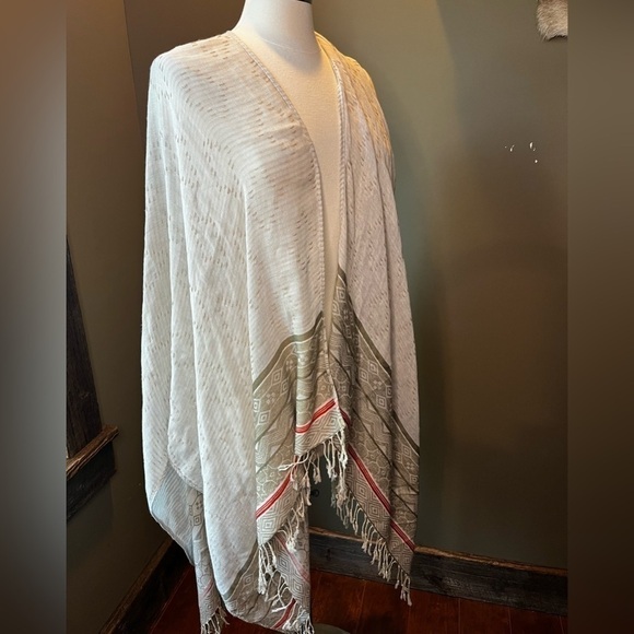 Boho Casual Beachy Kimono Cover up OS - Picture 3 of 9